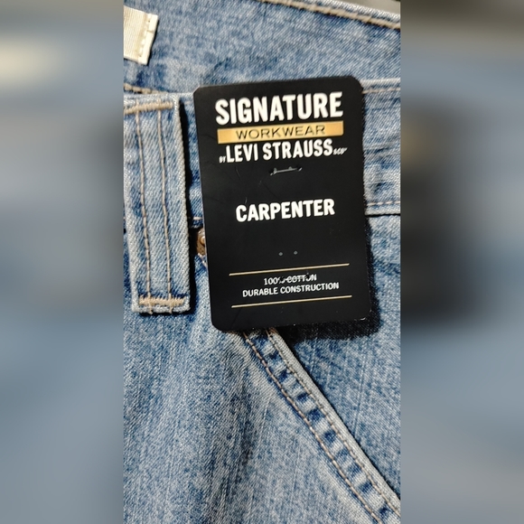 Signature by Levi Strauss & Co. Gold Label mens Carpenter Jeans  30x30  NWT - Picture 7 of 8